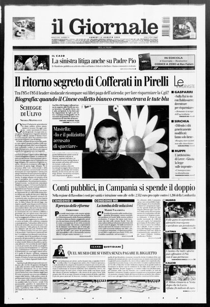 Il giornale del lunedi